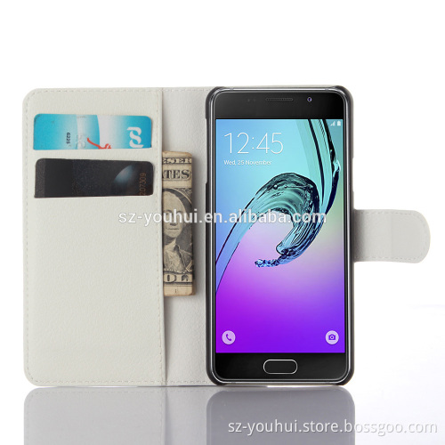 Wholesale Folio Stand Case for Samsung GALAXY A3 A310 PU Leather Flip Cover with Wallet